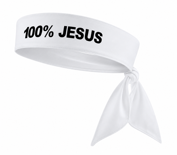 100% Jesus Head Band